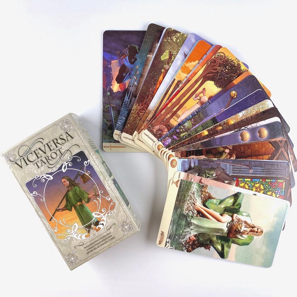 Vice Versa Tarot Kit Fritid Party Brettspill Spådomsfortelling Oracle Cards