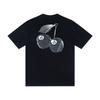 Camiseta de Algodón Unisex de Corte Holgado con Estampado de Letras Camiseta Casual de Manga Corta para Adolescentes y Adultos