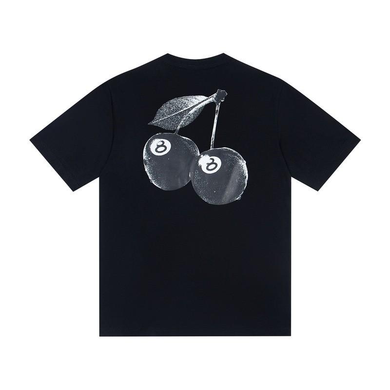 Camiseta de Algodón Unisex de Corte Holgado con Estampado de Letras Camiseta Casual de Manga Corta para Adolescentes y Adultos