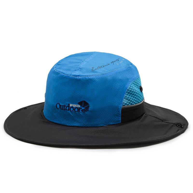 New bucket hat summer sun protection breathable men and women thin sun protection fishing hat mountaineering hat hat