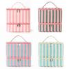 Double Layer Nail Polish Organizer Bag Large Capacity Handheld Essential Oil Storage Bag 30 Compartment Cosmetic Bag