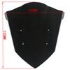 Motorcycle Double Bubble Windshield Windscreen Screen For 2014 2015 2016 2017 2018 Honda CBR650F CBR 650F 650 F Black Iridium
