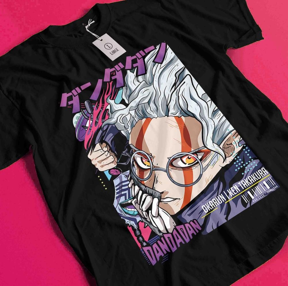 

Dan Da Dan T-Shirt Okarun Shirt Momo Ayase Tshirt Ken Tee Turbo Jin Aira Seiko BB433 3XL