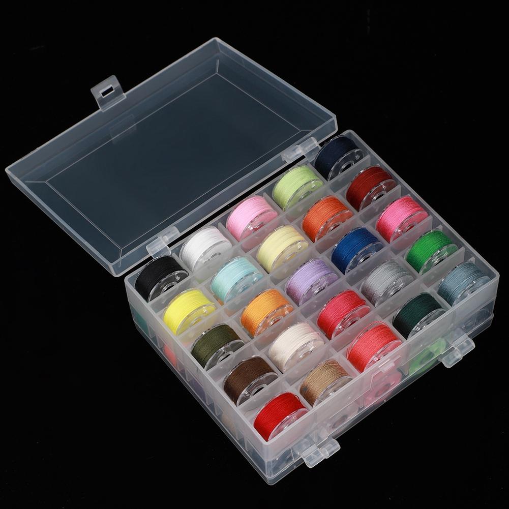 50pcs Portable Colorful Handcraft Sewing Kit Thread Home Use Tool with Storage Box