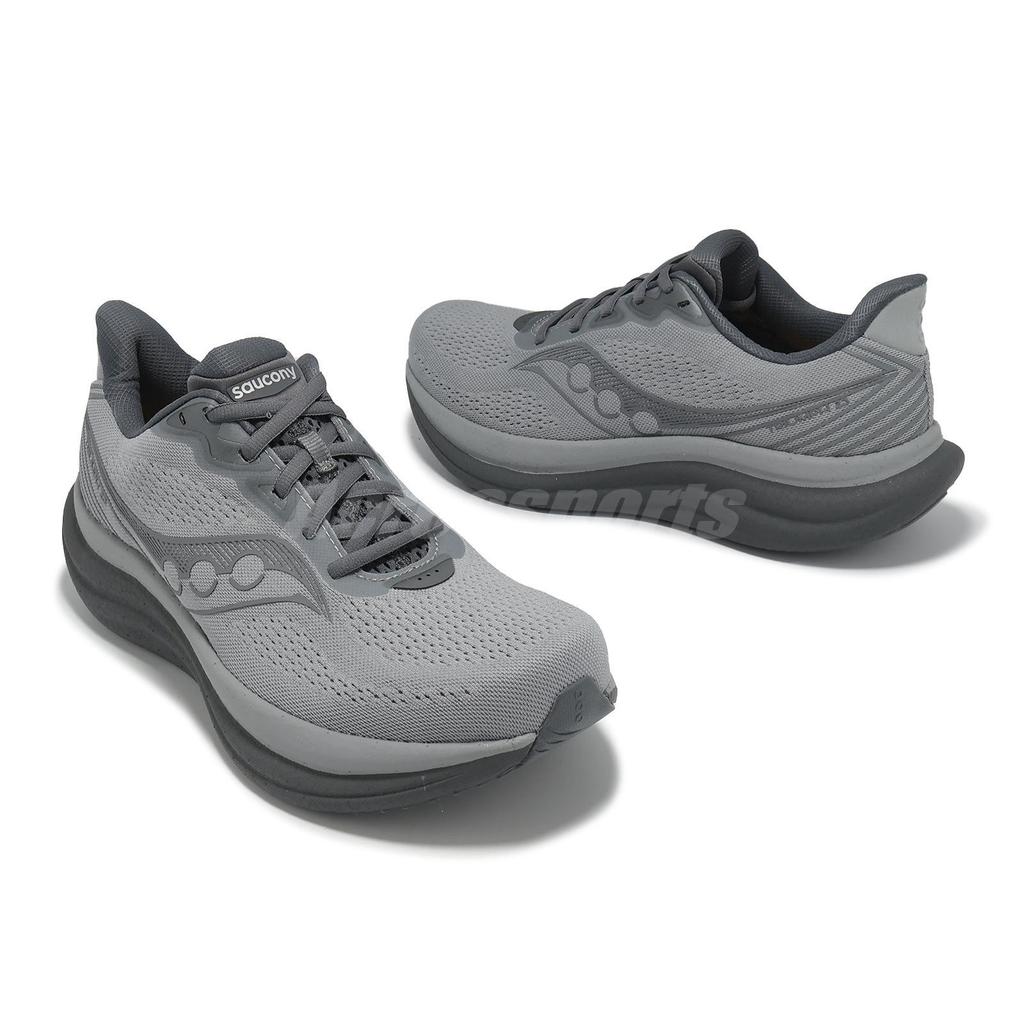 SAUCONY Triumph 23 Wide Fossil Shadow Grey Men Running Shoes Sneakers S21024-203