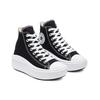 New Converse Chuck Taylor All Star Move Hi Black Women's 568497C