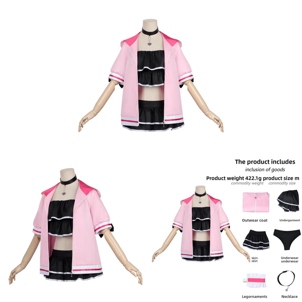 Cosmic Princess Kaguya Komazawa Noi Cosplay Costume For Girls Polyester Swimwear For Game Role Play