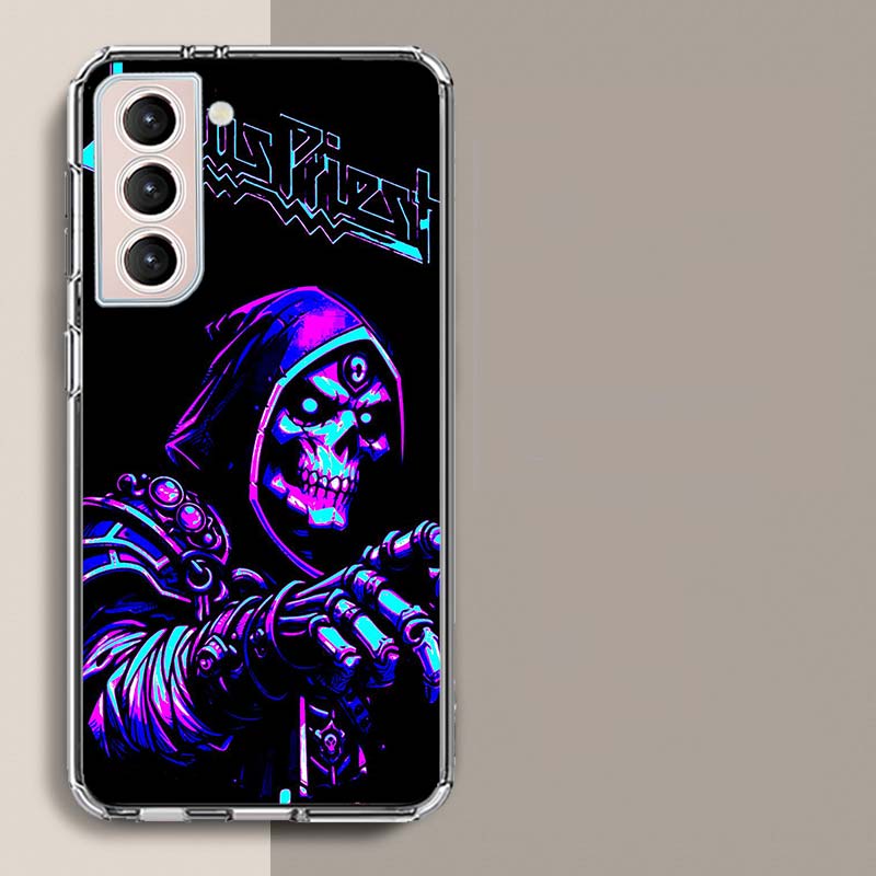 J-Judas P-Priest Band Phone Case For Samsung Galaxy S25 Edge S24 S23 FE S21 S20 S10 Plus S22 S26 Ultra Cover Clear Cases TPU Cap