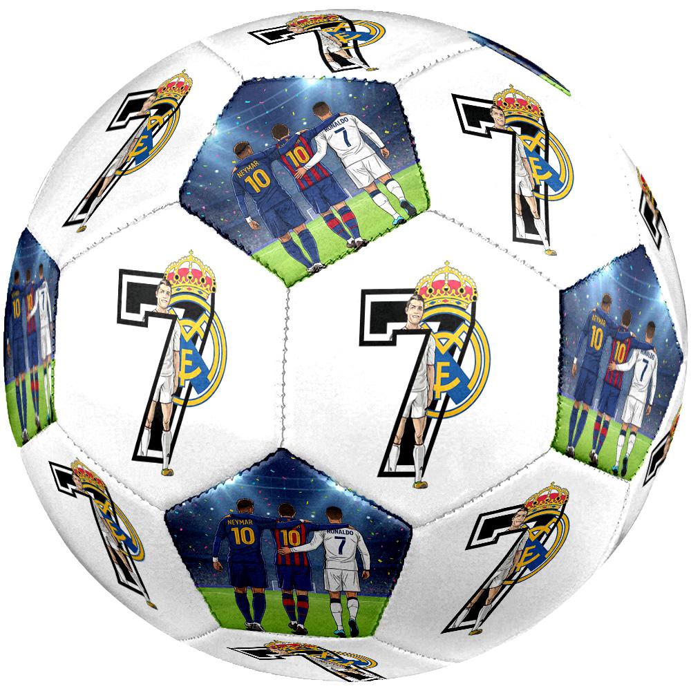 Ronaldo's Cr7 Legacy Soccer Ball Size 5 Football Machine Sewn Indoor/Outdoor Training and Matches for Football Accessories