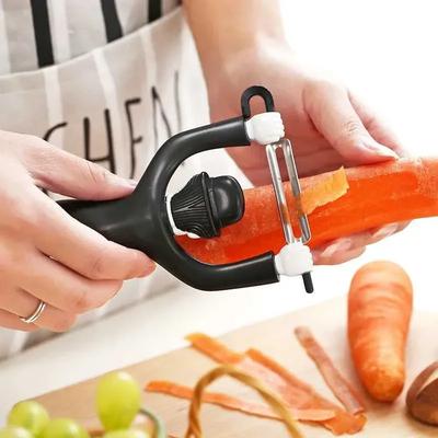 Creative Plastic Characters Peeler Fruit Vegetable Potato Chaplin Cutter Knife Cooking Tools Kitchen Gadgets Accessories 1pc