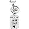 Side By Side Or Miles Apart Sisters Necklace