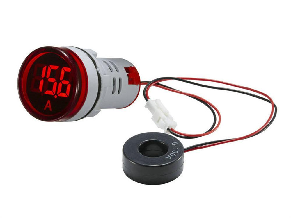 

Digital Voltmeter Ammeter AC 60-500V 0-100A Square Round Voltage Current Meter Car Volt Tester Test Gauge Indicator Signal Light AC 60-500V 0-100A