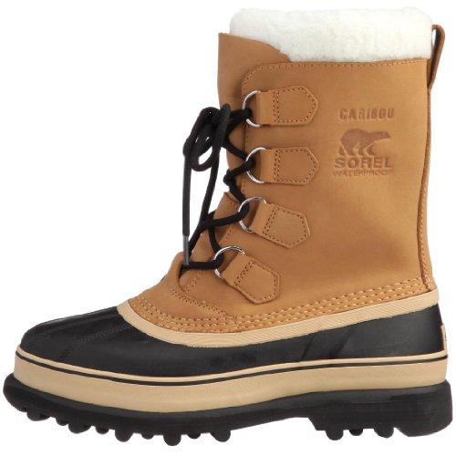 Sorel Caribou Snow Boots, Men's NM1000-F14, Buff 11 (29cm)