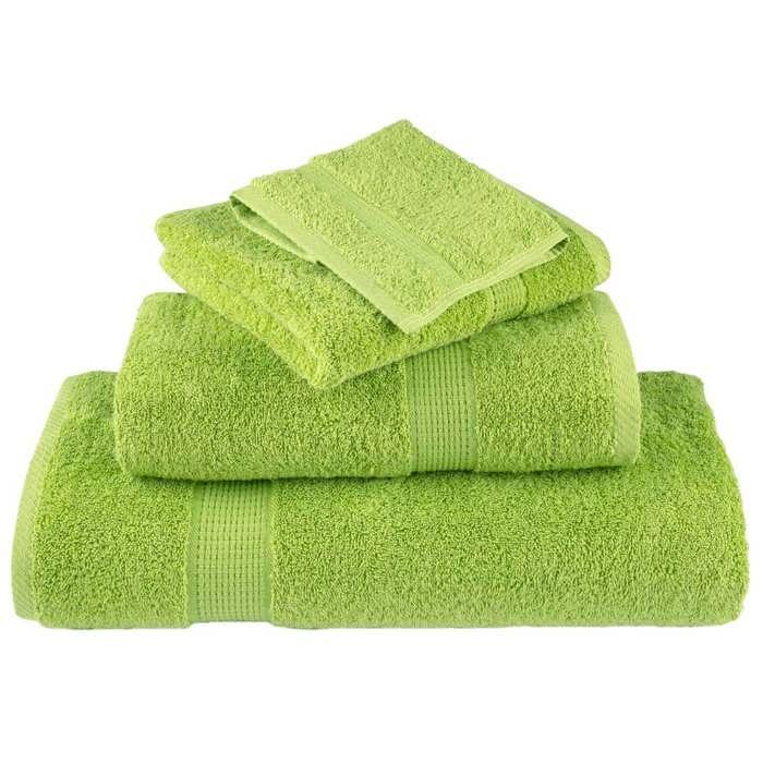 VidaXL Serviettes d'invité de Qualité Supérieure 10 pcs, Draps de Bain, Essuie-mains, Serviette de Visage Salle de Bain 137496