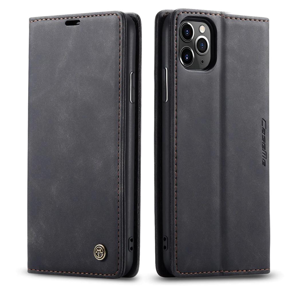 Leder Hülle für iPhone 12 11 Pro X XR XS Max, CaseMe Retro Geldbörse Luxus Magnetische Kartenhalter Brieftasche Abdeckung Für iPhone 8 7 6 Plus 5