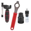 Bicycle Repair Tool Kit Wrench Chain Cutter Arm Remover Bottom Bracket Remover Black