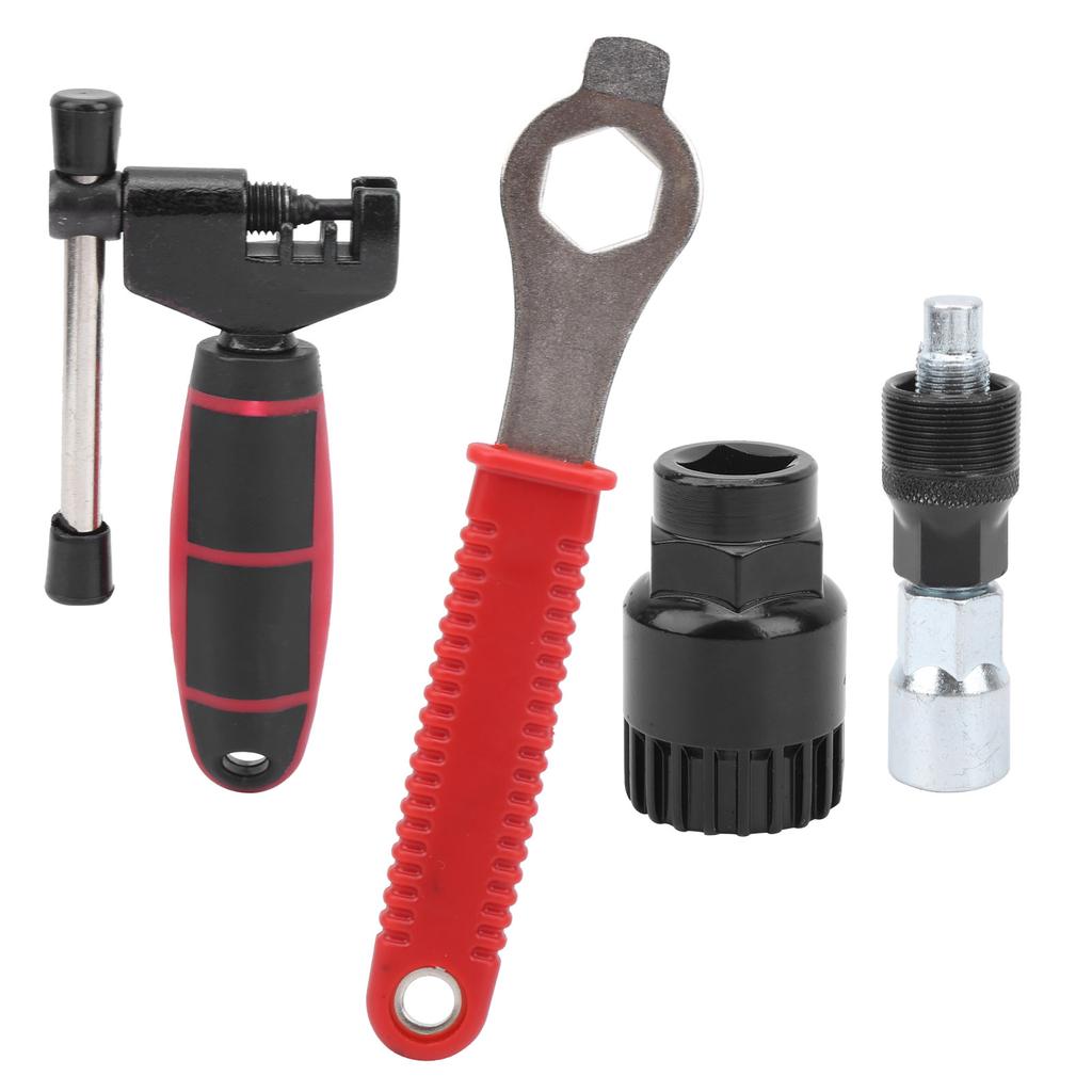 Bicycle Repair Tool Kit Wrench Chain Cutter Arm Remover Bottom Bracket Remover Black