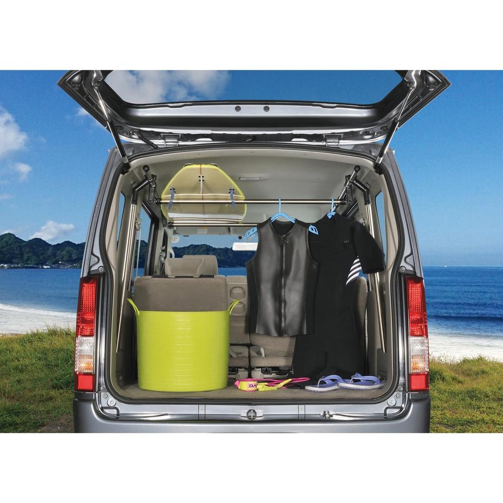 CARMATE Cross Ride Series Car Storage Support Bar for Suzuki Every Wagon and Vamos NS104 (DA64 Series) (HM1/2 Series),