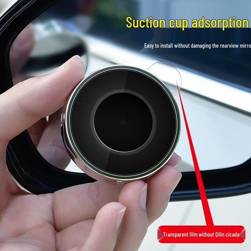 360° Drehbarer Toter-Winkel-Assistent-Spiegel für Autos mit Saugnapf