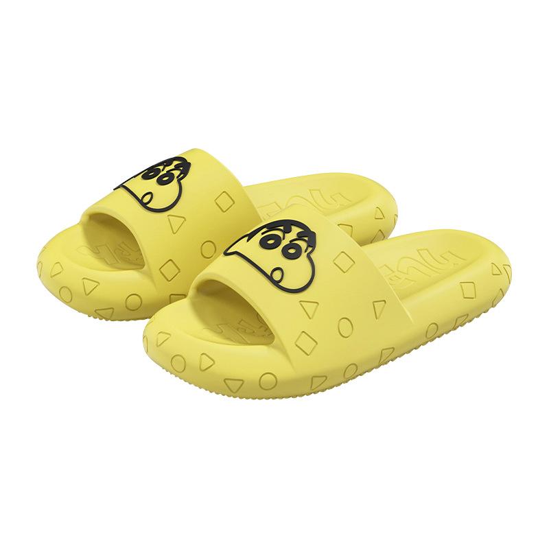 Crayon small new cool slippers women's indoor bathroom bathing home silent slippers outside wearing cartoon non-slip slippers