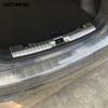 For Ford Kuga Escape - 2024 Inner+Outside Rear Trunk Door Sill Plate Bumper Protector Scuff Guard Sticker Accessories