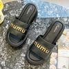 Women's Summer Mid-Heel Beach Sandals - Height-Boosting, Thick Sole, Versatile Outdoor Wear