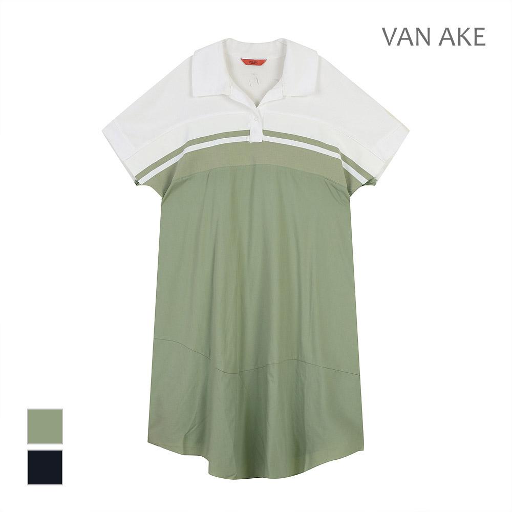 VANAKE Texture Block Cotton Dress_Vb38Opud04A