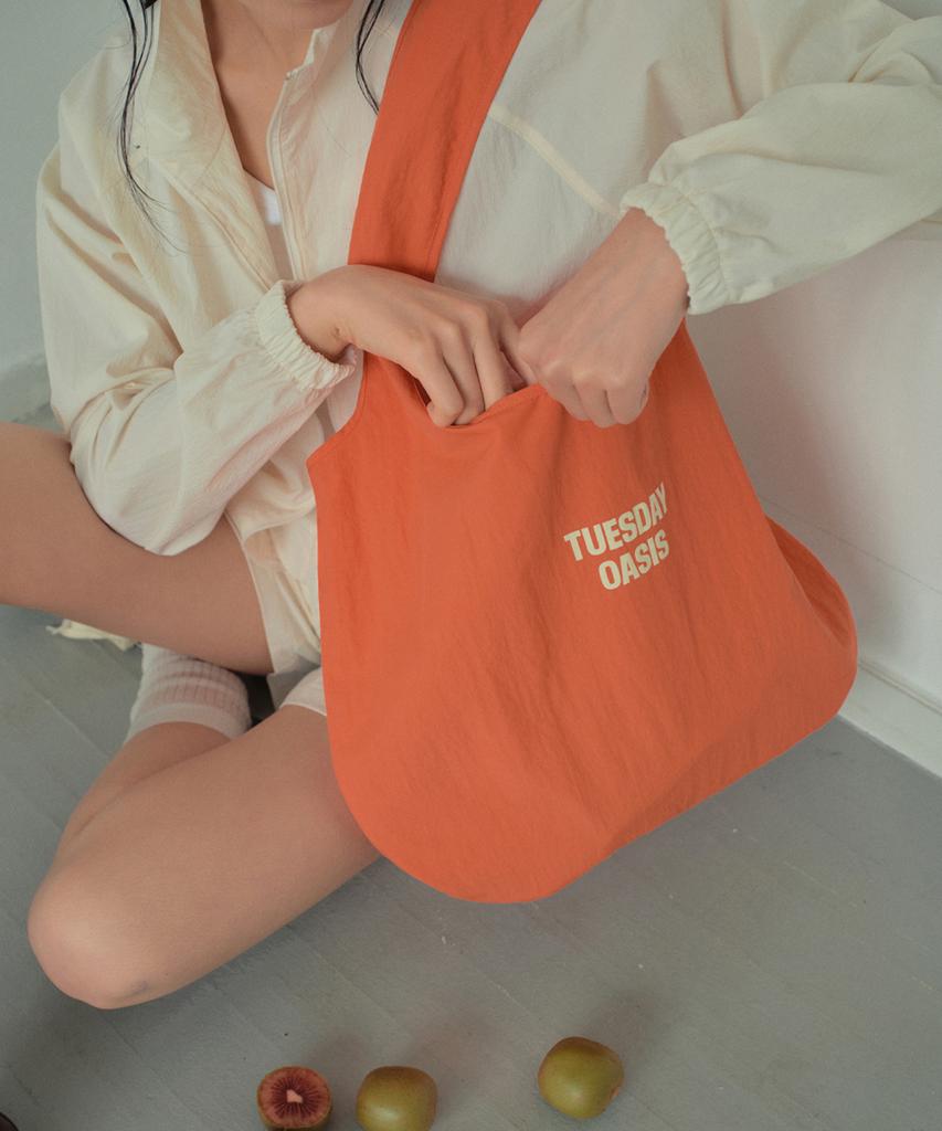 Wednesdayoasisforwomen Weekdays Color Nylon Shoulder Bag_Orange(Wb6Ac05)