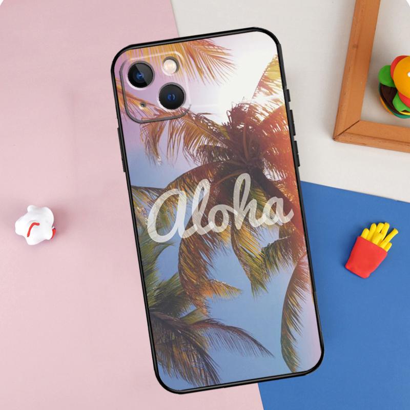 Hawaii Aloha Phone Case For iPhone 16 Pro Max 11 12 13 14 15 Pro Max Mini 16e 15 16 Plus XR Cover Shell
