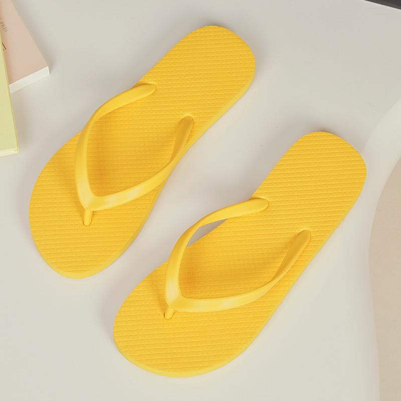 Beach Flip-flops Cool Slippers Women's Fashion Solid Color Versatile New Simple Classic Soft Bottom Summer Flip-flops Women