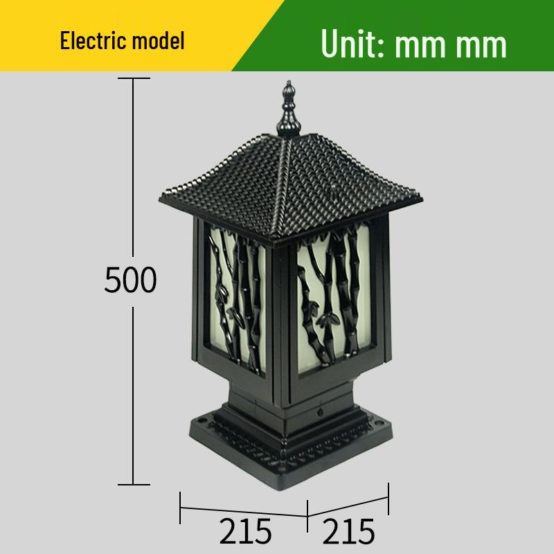 Chinese Style Waterproof Outdoor Wall Lamp for Garden and Villa