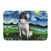 Custom Starry Night Dachshund Dog Doormat Anti-Slip Entrance Kitchen Bathroom Floor Door Mats Bedroom Balcony Carpet Rug