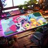 My L-LittleS Cartoon P-PonyES Mouse Pad RGB Gaming Mouse Pad Desk Mat HD Gamer Large LED Light XXL MousePads