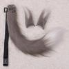 Fox Ears Tail Set Handmade Plush Animal Cosplay Props Realistic Design Role Play Halloween Party Accessories