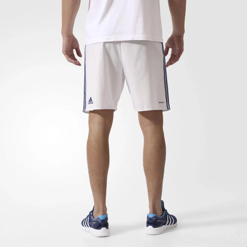 adidas Real Madrid Home Match Breathable Elastic Waist Mid Rise Fitted Football Pants Men Bottoms White AI5200