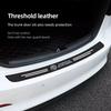 Car Door Sill Stickers Carbon Fiber Leather Anti-stepping Protector For Morris Garages MG MG3 MG5 MG6 MG7 GT GS Hector HS ZS ZX