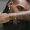 Hip Hop Stainless Steel Bracelet Gold Color Snake Chain Titanium Steel Bracelet For Women Men Fashion Jewelry Accessories