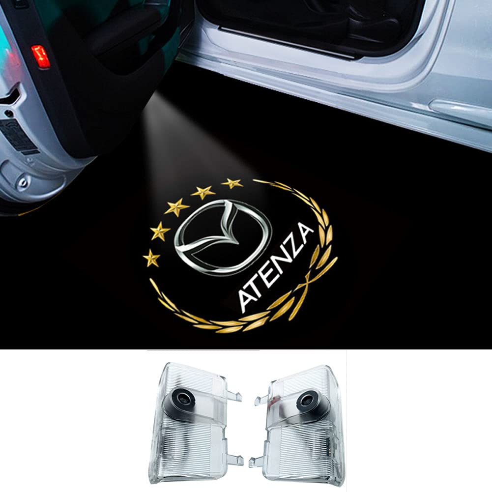 Courtesy Light, Mazda Door Welcome Light, Laser Logo Light, LED Logo Projection, Car Type,