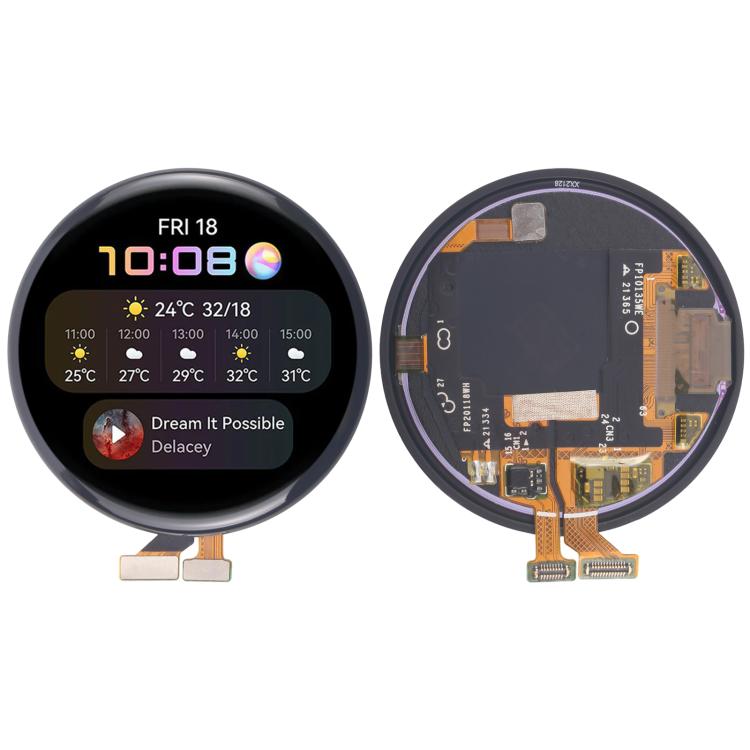 For Huawei Watch 3 GLL-AL00 LCD Screen With Digitizer Full Assembly, Touch Display Smartwatch Replacement Repair Part