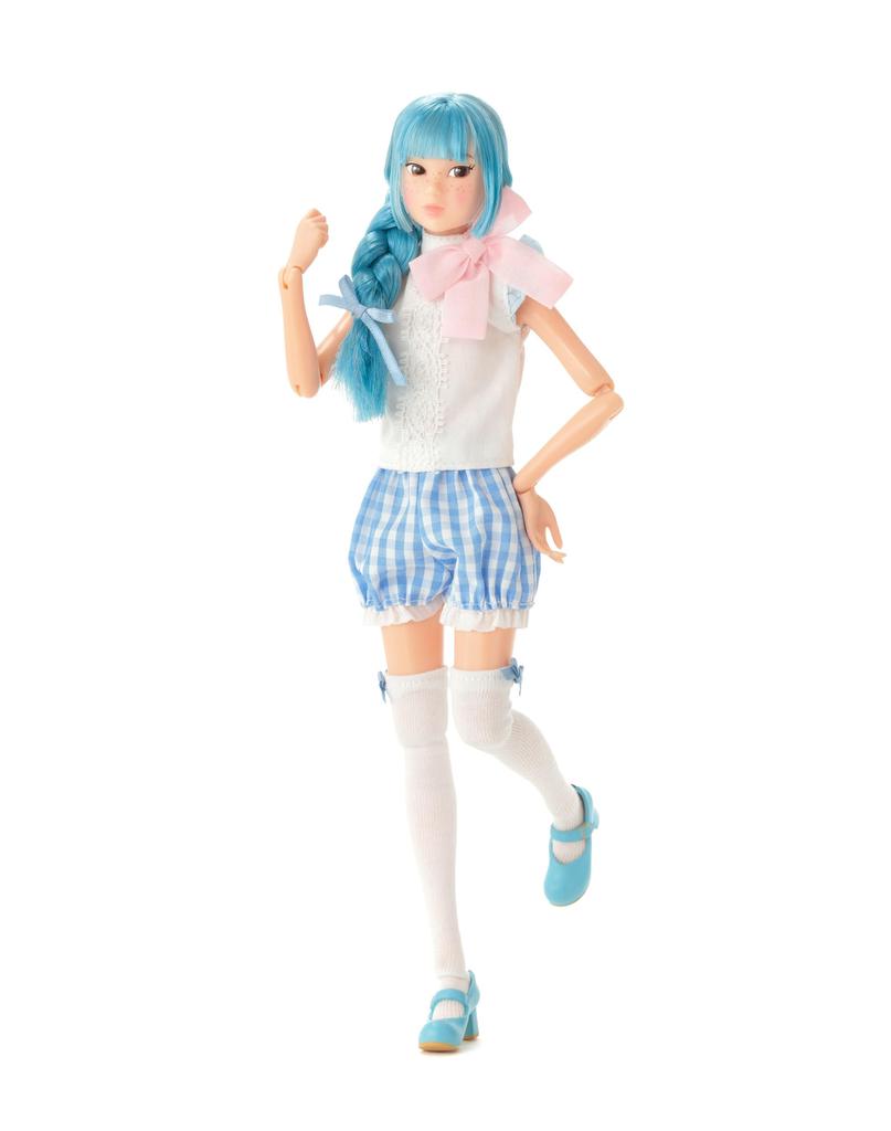 Momoko DOLL Babychitch Idol Blå PVC-dukke