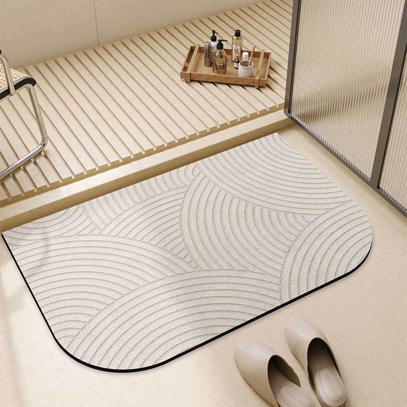 luxury elegant bathroom toilet toilet water absorption non-slip foot mat household dirt-resistant diatom mud floor mat