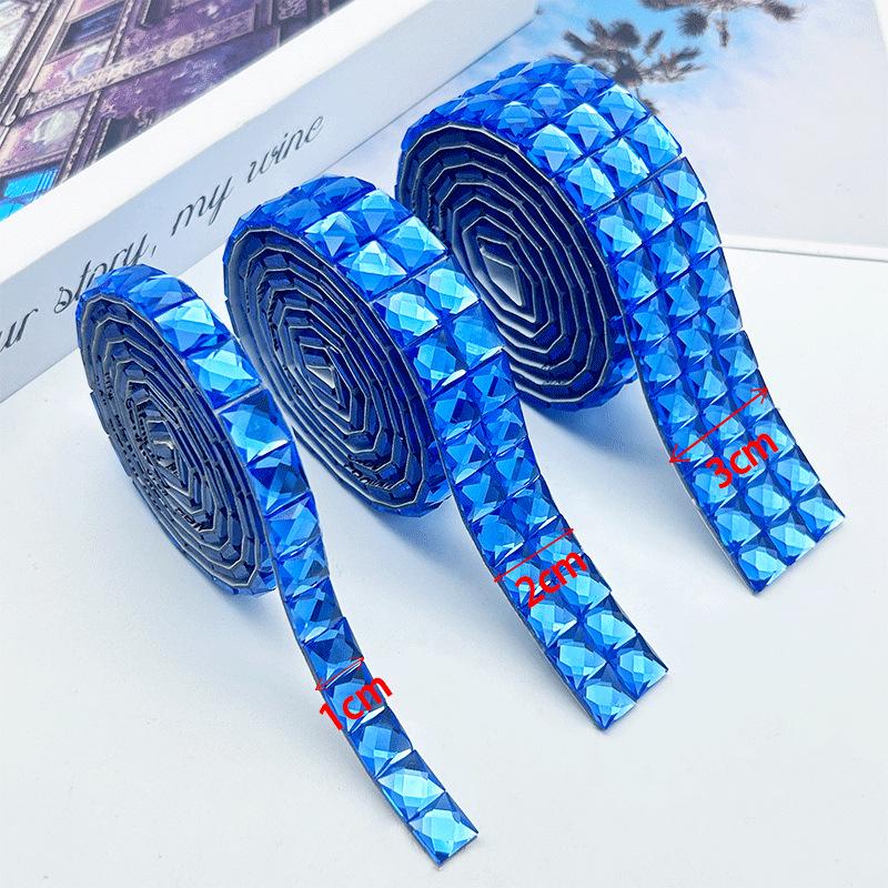 Self-Adhesive Rhinestone Tape: DIY Craft Stickers for Clothing, Shoes, Bags, and Wall Decorations.