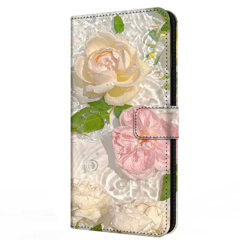 For Samsung A16 Magnetic Wallet Shell Relief Capa Leather Case Protector Book Flip Cover Galaxy A06 A56 A26 A36 A 16 06 56 36 26