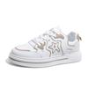 Men's Shoes Thick-Soled Sneakers Men's Spring and Autumn New Trendy All-Match Non-Slip Sports Casual White Shoes Men