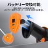 Tera Professional Wireless Barcode Scanner, 1D/2D QR Code Compatible, Bluetooth 2.4G Wireless, USB Wired Connection, Replaceable Battery, Power Switch