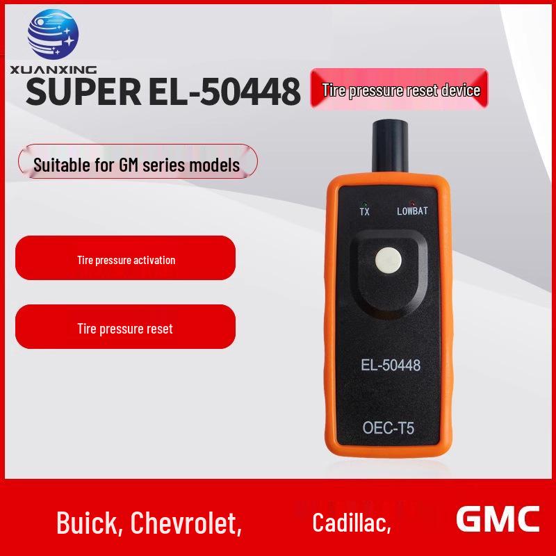 

EL-50448 Инструмент для сброса датчика давления в шинах для Buick, Chevrolet, Cadillac Battery 9V-6LR61