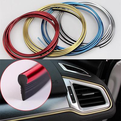 Striscia Decorativa Interna per Auto da 5 Metri per Fessure del Cruscotto e Pannelli delle Porte
