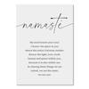 Namaste Definition Canvas Painting Nude Line Wall Art Picture Yoga Zen Black White Posters and Prints for Living Room Home Decor