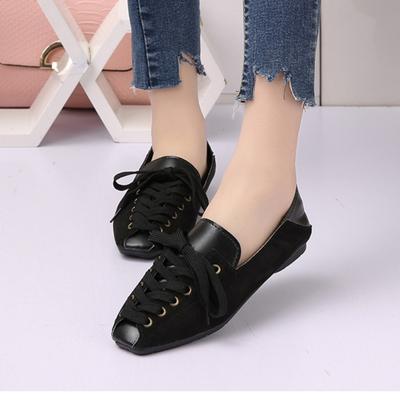Damen Ballerinas Sommer Eckige Zehen Weiche Sohle Freizeitschuhe für Damen Outdoor Slipper Damen Laufschuhe Weibliche Halbschuhe