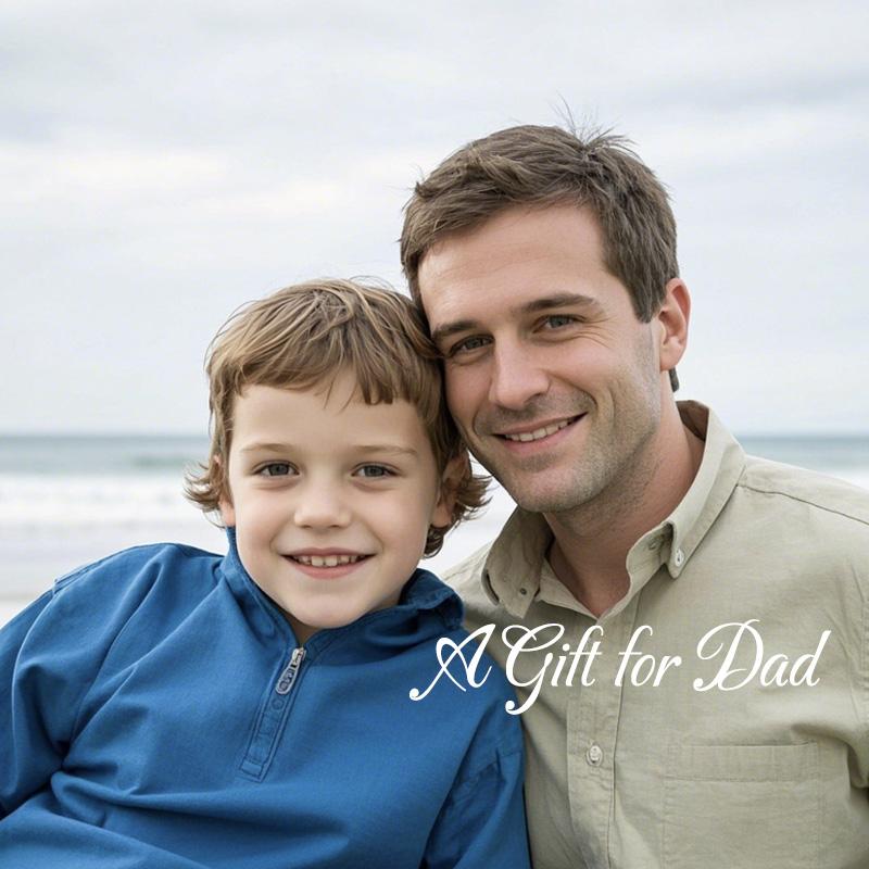 New Resin father and son sculpture creative crafts family figure statue artist home decoration memorial day father's gift